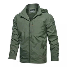 Jaqueta Masculina Impermeável Tática Jaqueta Militar Tática Impermeável Masculina Sr Alpha Verde P 