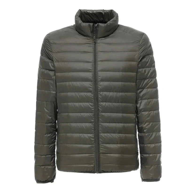 Jaqueta Puffer Masculina Impermeável G1 - Jaqueta 07 Sr Alpha Verde P 