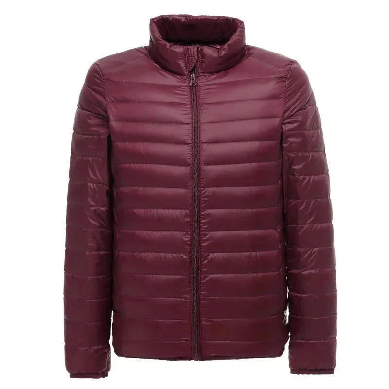 Jaqueta Puffer Masculina Impermeável G1 - Jaqueta 07 Sr Alpha Vinho P 
