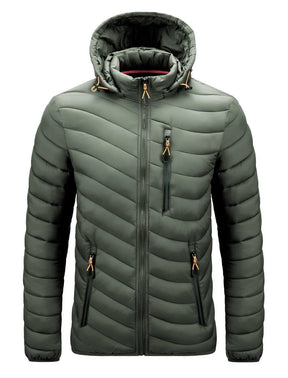 Jaqueta Puffer Spring Masculina ROUPAM036 G1 Sr Alpha Verde P 