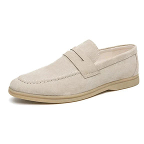 Mocassim Masculino Casual Camurça Alpha mocassim002 - G25 Sr Aflha Beige 38 