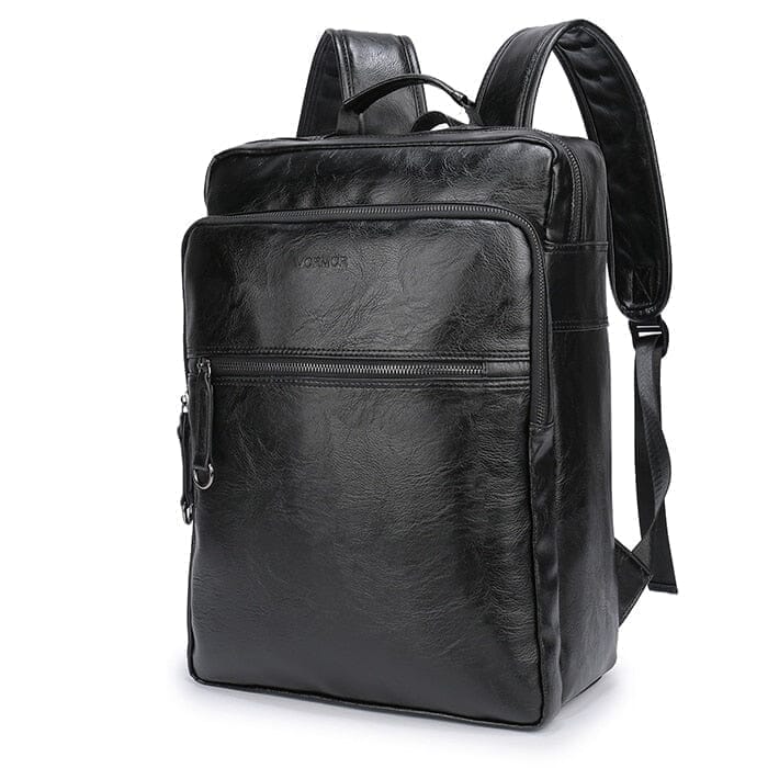 Mochila de Couro Sampa G2 MOCHILA 2 Sr Alpha Preto 