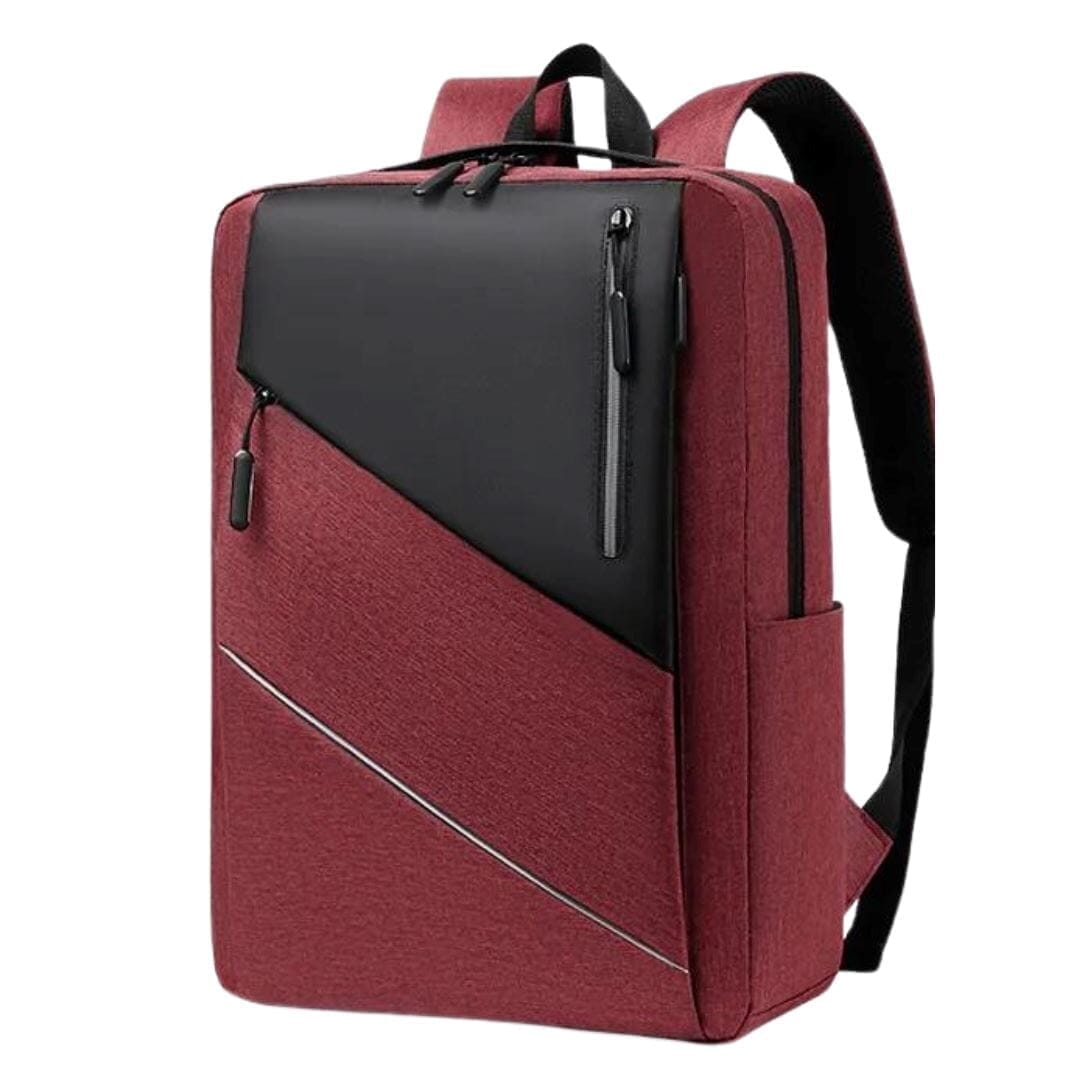 Mochila Masculina impermeável G2 MOCHILA 15 Sr Alpha Vinho 