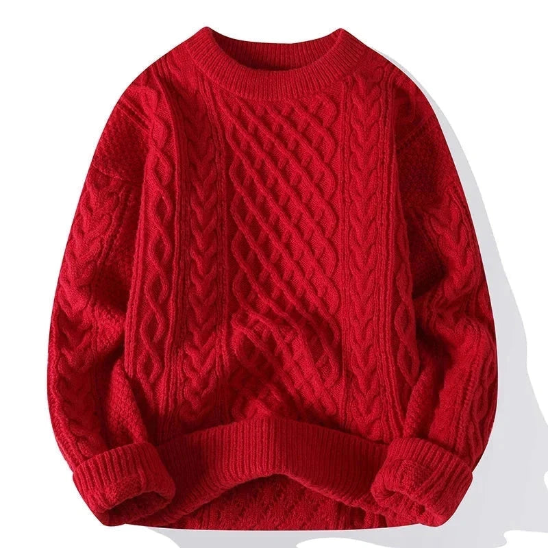 Suéter Masculino Casual Nova York G3 - Sueter 005 Sr Aflha Vermelho P 