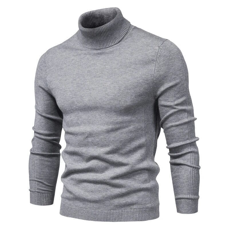 Suéter Masculino Gola Alta Alpha G11 - Sueter 009 Sr Aflha Cinza P 50-55 kg 