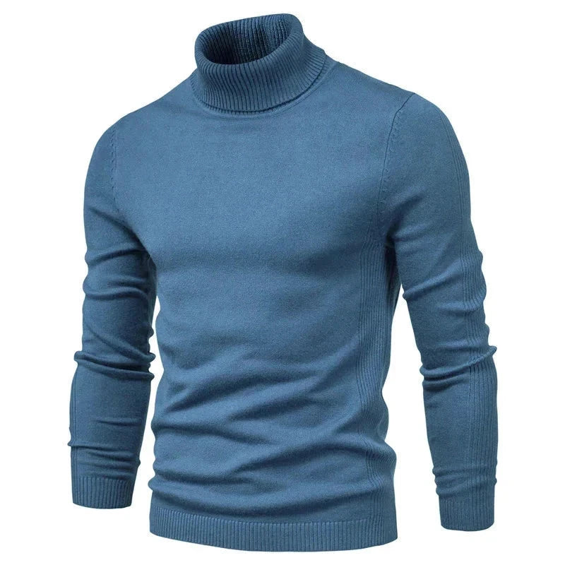 Suéter Masculino Gola Alta G3 - Sueter 006 Sr Aflha Azul P 50-55 kg 