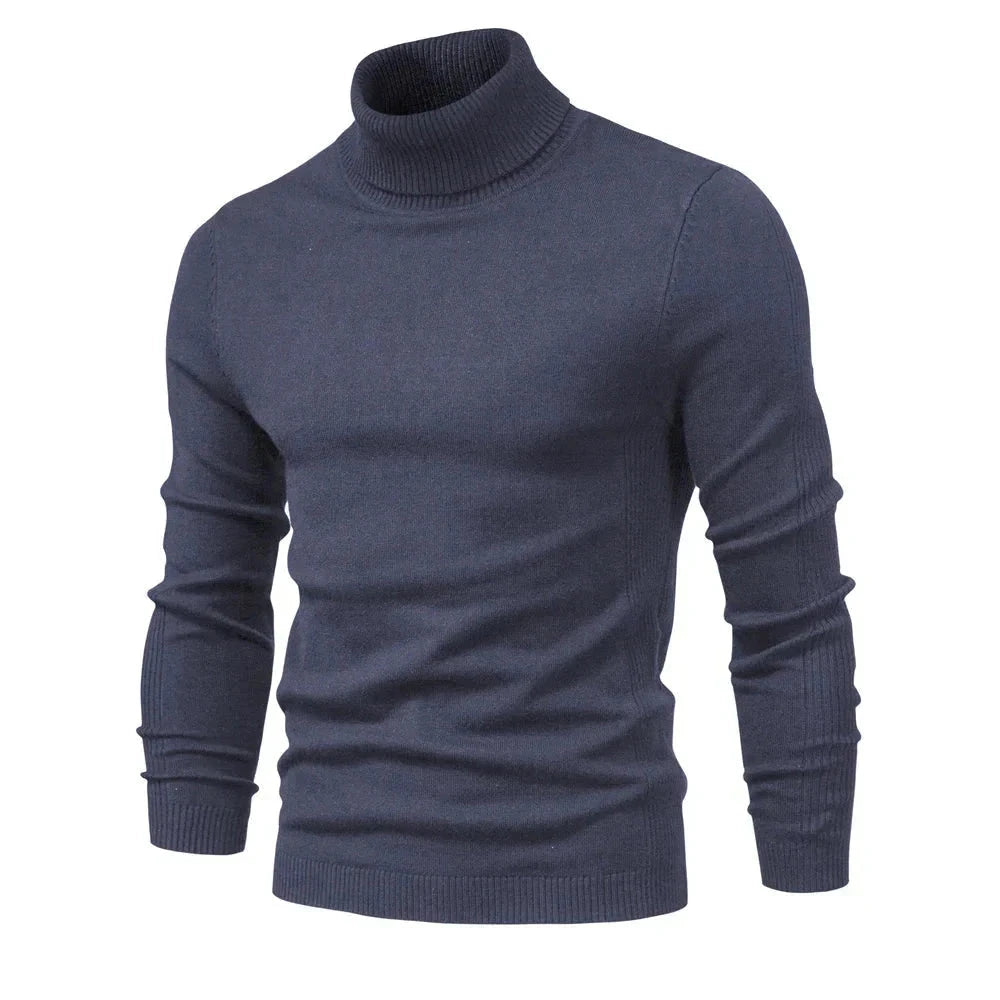 Suéter Masculino Gola Alta G3 - Sueter 006 Sr Aflha Cinza Escuro P 50-55 kg 